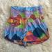 Free People Shorts | Free People Movement Multicolored Art High Waisted Athletic Shorts | Color: Red | Size: L