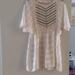 Free People Dresses | Free People Dress New Romantic Size Sp Embroidery Front Flare Sleeve 100%Viscosa | Color: Cream | Size: Sp