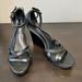 Coach Shoes | Coach Strapy Leather Platform Wedge Sandals - Size 8.5 | Color: Black | Size: 8.5