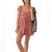 Free People Dresses | Free People Tabitha Floral Mini Dress L | Color: Pink/Red | Size: L