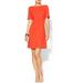 Kate Spade Dresses | Kate Spade Benedicto Ruched Sleeve Knee Length Sheath Dress Marachino Red (2) | Color: Orange/Red | Size: 2