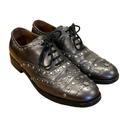 Coach Shoes | Coach Tegan Gunmetal Oxford Lace-Up Shoes 7.5 | Color: Gray/Silver | Size: 7.5