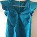 J. Crew Dresses | J. Crew Mercantile Flare Dress Blue Size 0 Short Sleeve Summer Zipper Womens | Color: Blue | Size: 0