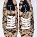 Jessica Simpson Shoes | Jessica Simpson Leopard Print Faux Fur Lace-Up Platform Shoes | Color: Brown/Tan | Size: 6