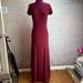 Jessica Simpson Dresses | Jessica Simpson Maternity Dress Size Medium Floor Length Red Dress | Color: Red | Size: Mm