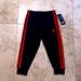 Adidas Bottoms | Boys Adidas Running Pants | Color: Black/Red | Size: 3tb