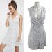 Free People Dresses | Free People Walk Me Home Mini Dress Size 4 | Color: Blue/White | Size: 4