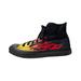 Converse Shoes | Converse Chuck Taylor All Star High Flame Mens 8 Black Canvas Sneaker Rare | Color: Black | Size: 8