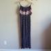 American Eagle Outfitters Dresses | American Eagle Outfitters Boho Maxi Dress | Color: Blue/Pink | Size: M