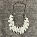 Anthropologie Jewelry | Anthropologie Beaded Necklace | Color: Silver/White | Size: Os