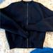 Athleta Sweaters | Athleta Sequoia Sweater Knit Bomber Jacket Retail $239 Size S | Color: Black | Size: S