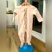 Burberry One Pieces | Burberry Baby Pink Ruffle Front Footie Size 6 Months | Color: Pink | Size: 6mb