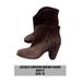 Jessica Simpson Shoes | Jessica Simpson Brown Suede Ankle Fringe Ankle Boots Size 10 | Color: Brown | Size: 10