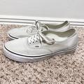 Vans Shoes | Men's Vans Off The Wall Canvas Skate Sneakers Shoes Size 9.5 | Color: Cream | Size: 9.5