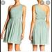 J. Crew Dresses | J Crew Green Sage Mint Sleeveless One Shoulder Mini Occasion Dress 4 | Color: Green | Size: 4