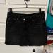 American Eagle Outfitters Skirts | American Eagle Super High Rise A Line Denim Skirt | Color: Black | Size: 8