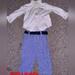Ralph Lauren Matching Sets | Boys *Sold As Set* - Ralph Lauren Shirt & Pants | Color: Blue/White | Size: 9mb