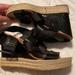 Coach Shoes | Coach Wedge Sandals | Color: Black/Tan | Size: 8