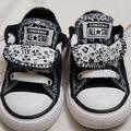 Converse Shoes | Converse Baby Girls Black Sneakers. Size 4 Infant | Color: Black/White | Size: 4bb