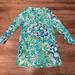 Lilly Pulitzer Dresses | Lilly Pulitzer Delphine Stretch Silk Tunic Size Xs In Agate Green | Color: Blue/Green | Size: Xs