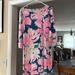 Lilly Pulitzer Dresses | Lilly Pulitzer Long- Sleeve Shift Dress | Color: Blue/Pink | Size: M