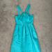 J. Crew Dresses | J Crew Silk Fit And Flare Halter Style Dress Size 0 | Color: Blue | Size: 0