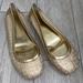 Coach Shoes | Coach Valari Ballerina Flats Size 8.5 | Color: Gold | Size: 8.5