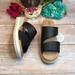 Giani Bernini Shoes | Giani Bernini Black Ryerr Wedge Sandals | Color: Black | Size: 7