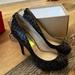 Michael Kors Shoes | Michael Kors York Platform Black And Gold | Color: Black/Gold | Size: 7
