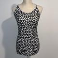 Nike Tops | 3/$20 - Nike Polka Dot Racerback Active Tank Top | Color: Black/White | Size: Xs