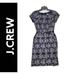 J. Crew Dresses | J. Crew Dress Size 2 Woman Navy Blue Cap Sleeve Sheath Belted Zipper Back | Color: Blue | Size: 2