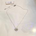Kate Spade Jewelry | Kate Spade Silver Tone Into The Bloom Flower Pendant Necklace Crystal Nwt | Color: Gold/Silver | Size: 17” + 3” Extender