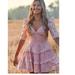 American Eagle Outfitters Dresses | New American Eagle Floral Cottage Core Tiered Mini Dress | Color: Pink | Size: S