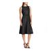 Ralph Lauren Dresses | New!Beautiful Ralph Lauren Women's Below The Knee Evening Fit Flare Dress! Sz 12 | Color: Black | Size: 12