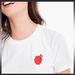 J. Crew Tops | Jcrew- The Big Apple Embroidered T-Shirt | Color: Red/White | Size: S