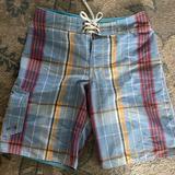 American Eagle Outfitters Swim | American Eagle Swim Trunks. Size 30 | Color: Blue/Yellow | Size: 30