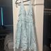 Zara Dresses | Floral Halter Dress Zara | Color: Blue | Size: S