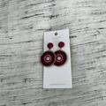 J. Crew Jewelry | Adorable Two Tone Earrings | Color: Red | Size: Os