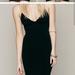 Free People Dresses | Free People Black Seamless V Neck Mini Dress | Color: Black | Size: S