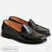 J. Crew Shoes | J Crew Winona Penny Loafers In Spazzolato Leather | Color: Black | Size: 6.5