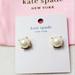 Kate Spade Jewelry | Kate Spade Rise And Shine Cream Blush Studs With Ks Jewelry Bag | Color: Cream | Size: Os