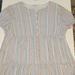 Madewell Dresses | Madewell Striped Crewneck Mini Dress Size Xl White With Light Colored Stripes. | Color: Red/White | Size: Xl