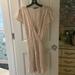 Brandy Melville Dresses | Flattering Ever Popular Brandy Melville Wrap Dress | Color: Green/Pink | Size: M