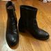 J. Crew Shoes | J Crew Black Leather Ankle Boots | Color: Black | Size: 7.5