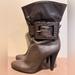 Jessica Simpson Shoes | Jessica Simpson Womens Brown Leather Pirate Ankle Boots 7.5 | Color: Brown | Size: 7.5