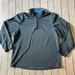 Under Armour Shirts | Men’s Under Armour Half Zip Long Sleeve Shirt. Gray And Light Blue. Large | Color: Blue/Gray | Size: L