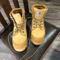 Carhartt Shoes | Carhartt Rugged Flex Waterproof 6” Soft Toe Work Boot Men’s Size 9.5 | Color: Tan | Size: 9.5