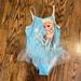 Disney Swim | Disney Frozen Elsa Toddler Girls One Piece Swimsuit | Color: Blue | Size: 4tg