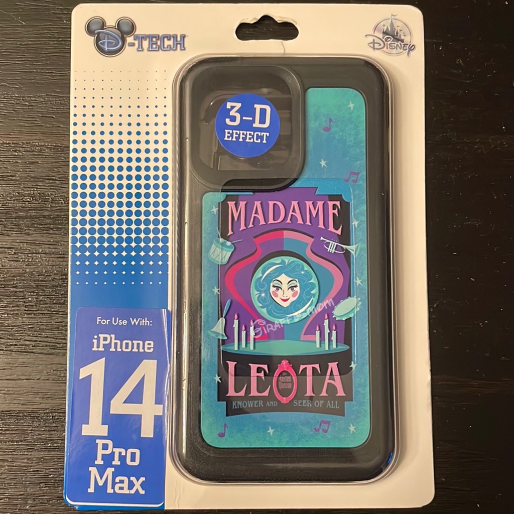 Disney Cell Phones & Accessories | Disney Parks D-Tech Madame Leota Haunted Mansion Phone Case Iphone 14 Pro Max | Color: Blue/Purple | Size: Os