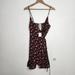 Free People Dresses | Free People All My Love Ruffle Mini Dress Black With Red Floral Size Small Nwt | Color: Black/Red | Size: S